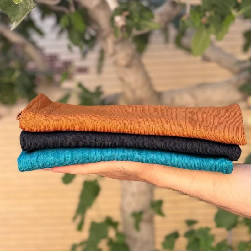 تاپ بافت یقه دلبر عمده (پک 3 عددی)