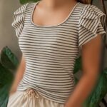 تاپ یقه خشتی عروسکی عمده (پک 6 عددی)