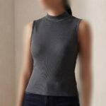 تاپ بیسیک یقه ۵ سانت عمده (پک 6 عددی)