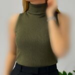 تاپ یقه اسکی قواره دار عمده (پک 6 عددی)