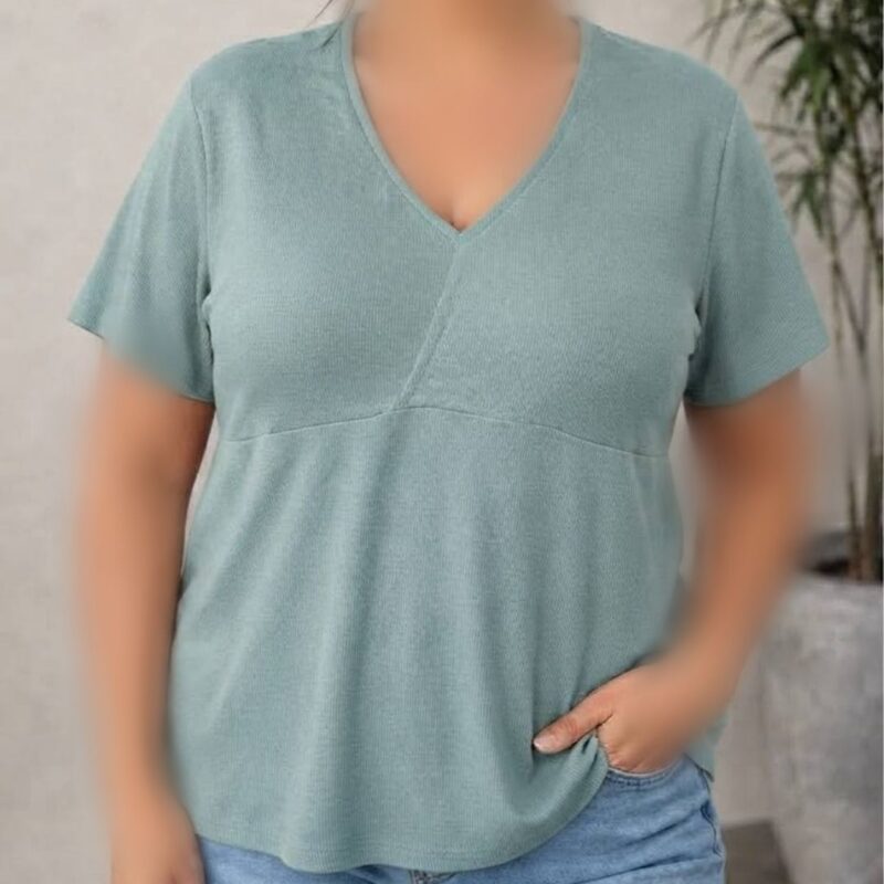تیشرت قواره دار چپ و راستی عمده (پک 6 عددی)