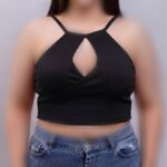 نیم تنه چپ و‌ راستی یقه نواری عمده (پک 6 عددی)