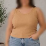 کراپ باکسی استین حلقه قد ۴۶ (پک 6 عددی)