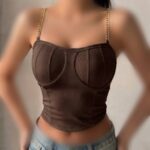 نیم تنه کاپدار زنجیری عمده (پک 6 عددی)