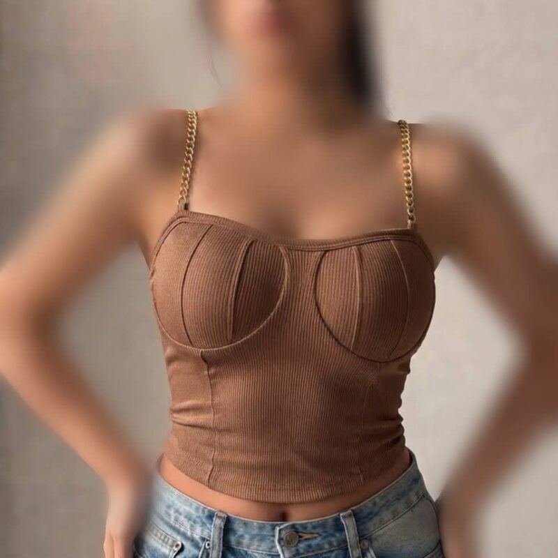 نیم تنه کاپدار زنجیری عمده (پک 6 عددی)