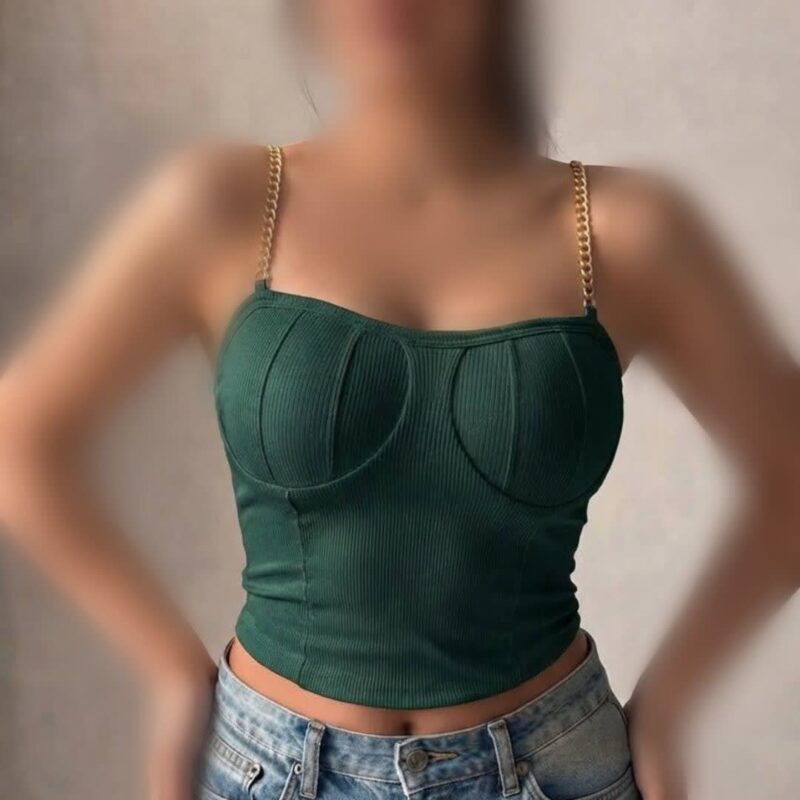 نیم تنه کاپدار زنجیری عمده (پک 6 عددی)